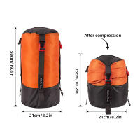 Saco De Compresión Ligero 1-2L Impermeable De Poliéster Para Almacenamiento De Camping Senderismo Y Escalada - details 13