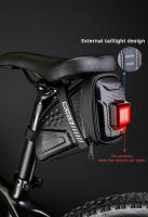 Bolsa De Sillín Para Bicicleta 1L Bolsa De Almacenamiento Impermeable De Poliéster Accesorios De Ciclismo Bolsa De Asiento De Bicicleta - details 3