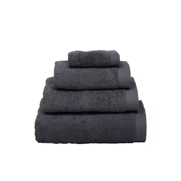 Toalla de Baño de Algodón Textura Maxim Gris 500gr/m2 - 1