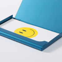 Caja De Metal Para Tarjetas De Negocio Creativa De Aleación De Aluminio Portaidentificación Y Monedas Unisex Colorido - details 22