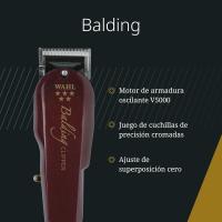 Wahl Balding Clipper - Cortapelos para Hombre - Máquina de Cortar Pelo con Corte Preciso, Negro/Rojo - details 1