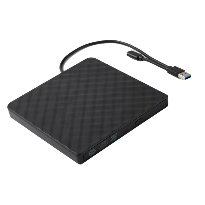 Externa DVD Drive USB 3.0 Portátil Slim Lectura Y Grabación De Disco Optico Para Laptop PC Computadora Tipo Tray - 1