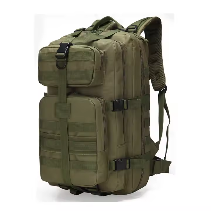 Mochipa táctica de Asalto 3P para aficionados militares, mochila de Montañismo de Doble hombro para Exterior, impermeable, de camuflaje, median de 35 L. - 1