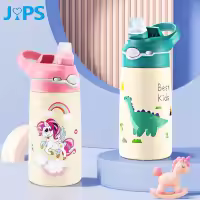 Botella Térmica Para Niños 400ML Unicornio Mantener Agua Fría Botella De Agua Portátil Para Viajes Y Escuela Libre BPA - details 5