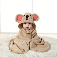 Manta De Bano Para Bebé Con Diseño De Animal De Dibujos Animados Y Capucha Poliéster Unisex Para Salir En Carrito De Compras Adecuada Para 0-1 Años Uso En Todas Las Estaciones - details 3