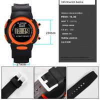 Reloj Deportivo Para Niños Con Correa De Silicona Y Pantalla LED Reloj Digital Para Niñas Y Niños Estudiantes Resistentes Al Agua - details 5