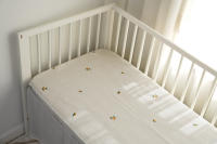 LALA - Bisel de cuna colchón estilo Korean, Cuna de Algodón, cuna para niños, colchón antichoque, protector de cuna extraible y lavable, - details 6