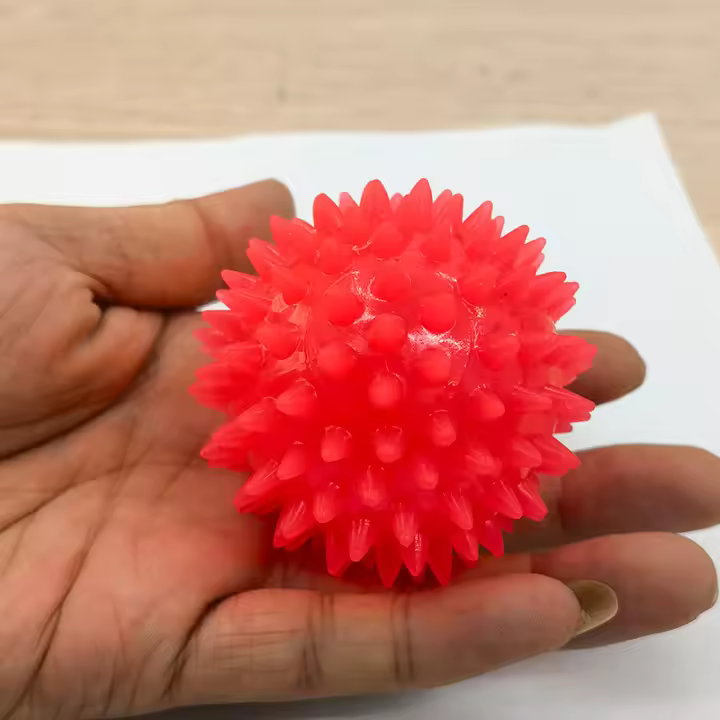 Bola De Masaje De Yoga Con Espinas De 7cm En PVC Para El Deporte Y La Fitness Alivio Del Estrés Muscular Bola De Masaje De Rehabilitación - 1