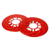 Cubierta de Rotor de Freno de Disco 2pcs para Cubo de Freno de 14" Decorativa de Aluminio a Prueba de Polvo para Auto Rueda Trasera - details 5