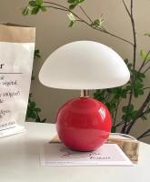 Lámpara De Mesa USB Con Ondas De Luz En Forma De Hongos En Colores Rosa Amarillo Rojo Blanco Verde Iluminación Decorativa Para Dormitorio Luz Nocturna Luz De Escritorio - details 2