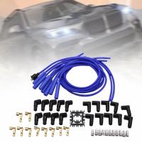 Juego De Cables De Encendido Universal 8mm Spark Plug Cable Montaje Directo a 180 Grados Accesorio De Rendimiento Estable Piezas De Repuesto Para Automóviles - details 4