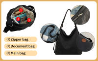 Bolso de Lona para Mujer, Bolso de mano con vintage superior ASA, Bolso de mano informal multicolor, Bolso Escolar, caquí - details 4