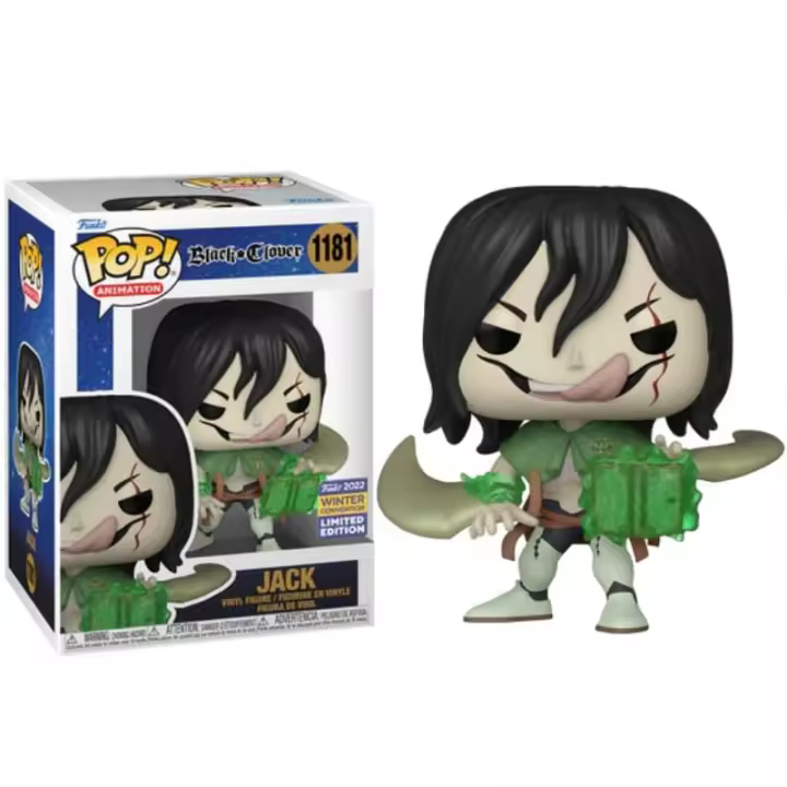 Funko pop Jack 1181 Black Clover 2022 Winter Convention - 1