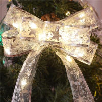 Cinta De Navidad Luminosa Con Lazo Dorado De 2-10M Luces De Hada Para Decoración De Árbol Y Regalos En Fiestas Y Hogar - details 6
