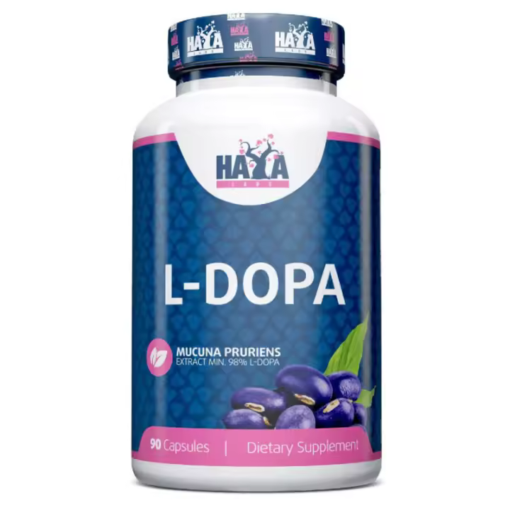 HAYA LABS L-Dopa -Mucuna Pruriens Extract- 90 Caps. - 1