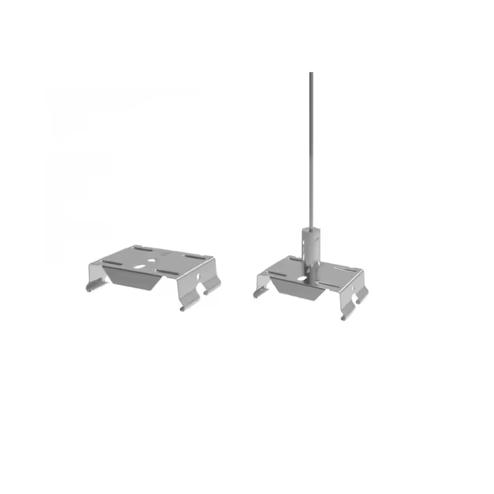 Ledkia Kit de Suspensión para Barra Lineal LED Trunking Plateado - 1