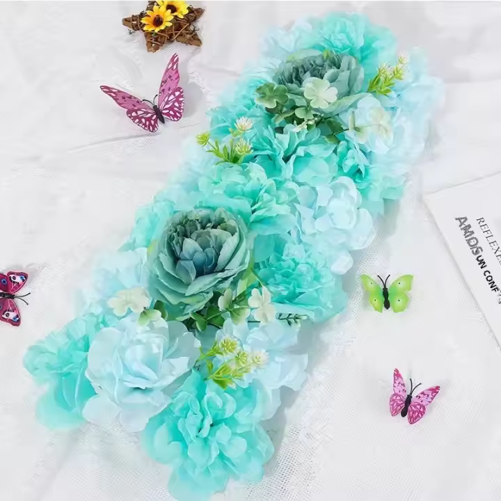 Arco De Flores Artificiales Para Boda Rosas Y Peonías De Seda Decoración De Reception/Banquet Estilo Floral Personalizable - 1