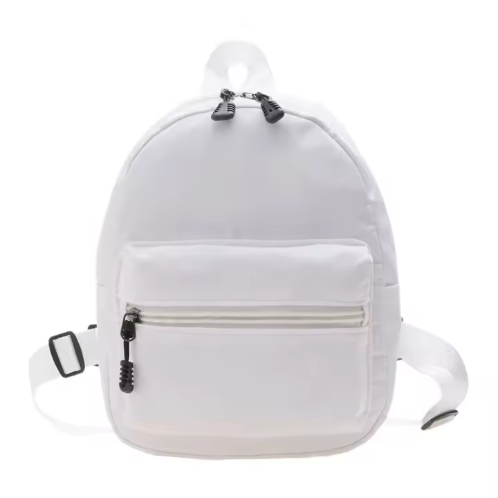 Mochila Preppy Mini De Nylon Para Niñas Y Mujeres Bolso De Viaje Pequeño a Prueba De Agua Casual Solida Rucksack Con Cierre De Cremallera Y Hebilla - 1