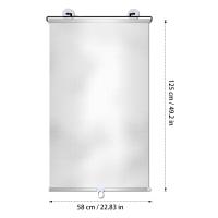 Cortina Retráctil Para Ventanas Laterales De Oficina Y Hogar Parasol Antirradiación UV Cortina De Rollo Para Coches Parabrisas Protector Solar - details 13