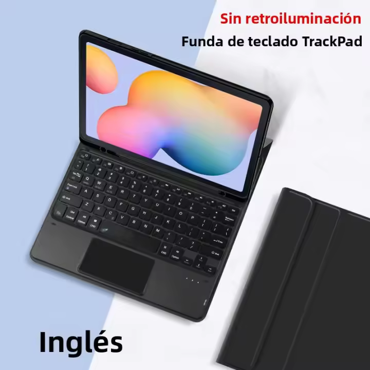 Funda De Teclado Para Samsung Galaxy Tab A9 plus S8 S9 S10 plus S7 S9 FE+ S10FE A8 S6 Lite Cubierta Mágica Compatible Con Varias Versiones De Tabla - 1