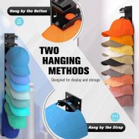 Organizador De Espacio Guarda Sombreros Y Toallas De Pared Montado Soporte De Gorras De Béisbol Para Armario Accesorios De Almacenamiento Ecológico Plástico M - details 7
