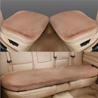 Almohadilla De Asiento De Coche De Peluche De Conejo Invierno 3 Piezas Cálido Engrosado De Lana Unidad Cuadrada Para Principal Conductor O Copiloto - details 9