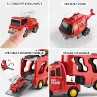 Vehículo De Transporte Con Luz Y Música Para Juguetes De Ingeniería De Protección Contra Incendios De Dos Capas Grande Para Niños - details 15