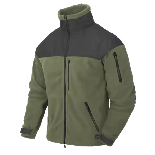 Chaqueta CLASSIC ARMY  Polar - Verde oliva/Negro Talla XS, Helikon-Tex® - 1