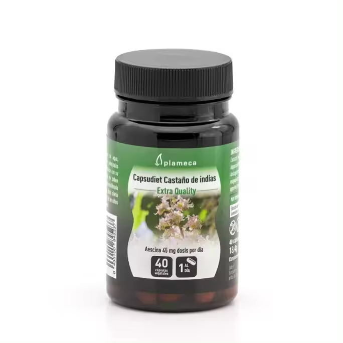 CAPSUDIET CASTAÑO DE INDIAS  40 cáp. Vegetales Plameca - 1