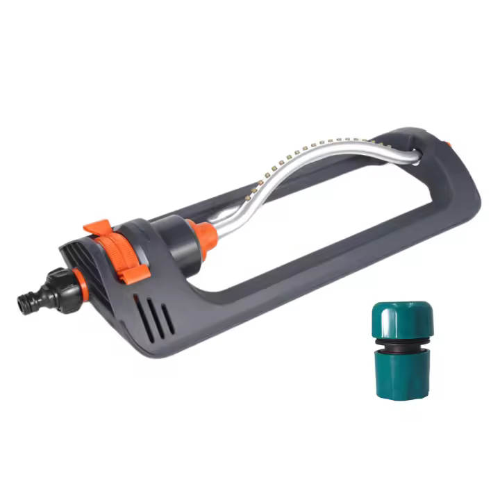 Riega Jardín Con 4 Modos De Agua Y Conector De 3/4 Pulgadas Tubo De Aluminio Riega Áreas Grandes Cobertura Para Yarda Y Jardín - 1