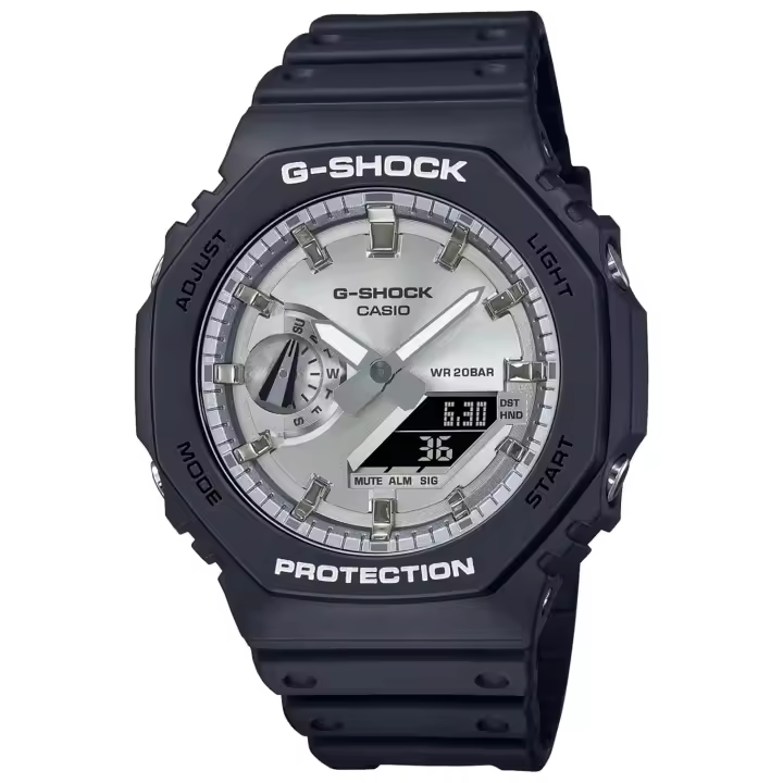 Reloj de pulsera CASIO G-Shock - GA-2100SB-1AER correa color: Negro Dial Gris plata Hombre - 1