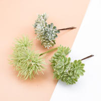 6PCS Flores De Seda Para Scrapbooking Plantas Artificiales Para Decoración De Hogar Y Boda Arboles Postizos Para Adornos Navideños Rattan Expositoras Al Aire Libre - details 5