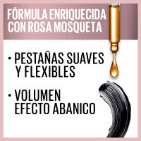 Maybelline New York | Lash Sensational máscara de pestañas negra volumen- 9,5 ml con cepillo en forma de abanico no apelmazada, pestañas más flexibles | 9,5ml - details 1