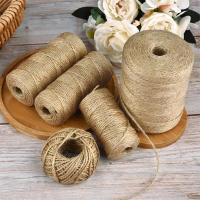 Cordón De Juta Natural 1-2mm Para Manualidades DIY Boda Fiesta Decoración Del Hogar Trenzado 50/80/100M Cuerda De Lino 100% - details 0