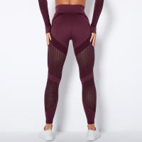 NCLAGEN Leggings De Yoga Para Mujer Cintura Alta Sin Costuras Transpirables Malla Deportivas Para Gimnasio Running Y Yoga - details 35