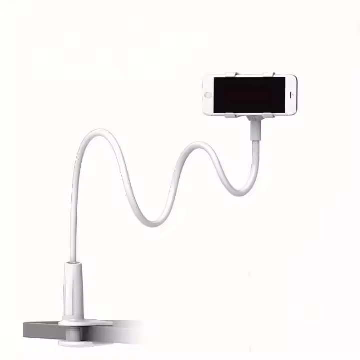 Soporte Flexible Para Teléfono Móvil Con Brazo Largo Y Manija Soporte Colgante Para Cama O Escritorio Ideal Para Vídeos En Directo - 1