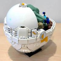 Kit De Bloques De Construcción Para Niños the Child Hover Pram Serie De Dibujos Animados Modelo De Carro Eléctrico Juguetes De Artesanía Para Colección Y Regalo Para Niños - details 0