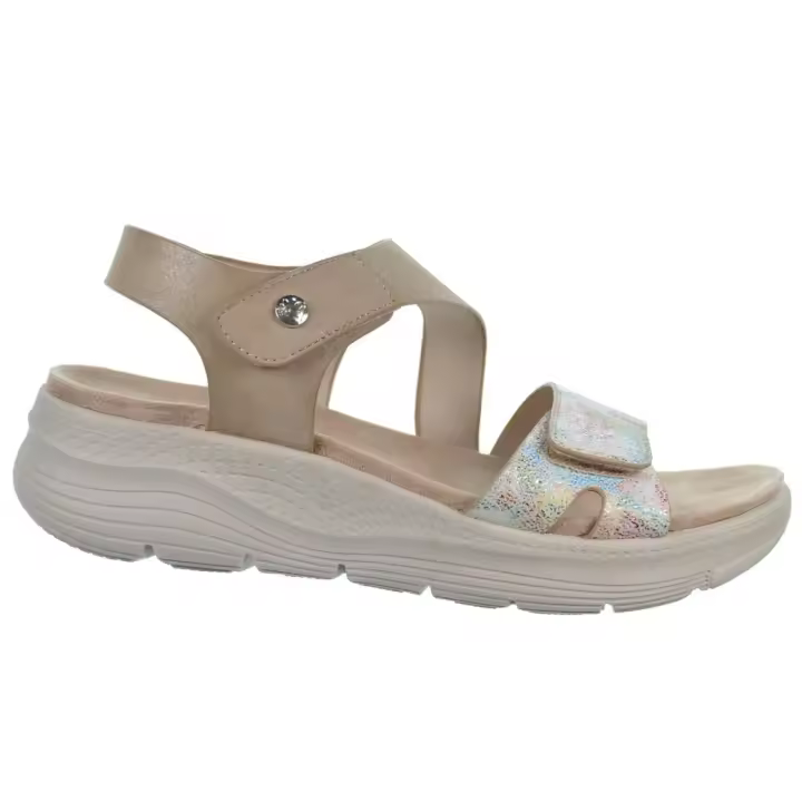 Amarpies 26561 Sandalia Cuña Plataforma Confort Mujer  VELCRO - 1