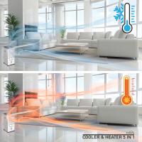 STARLYF Ventilador enfriador portátil,  2000W, Climatizador, humidificador y purificador, Calentador de aire eléctrico, Ideal para hogar, Hotel, Mando a Distancia, 6 Litros - details 1