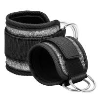 Cinturón De Apoyo Para Tobillo Fitness Con Fluorescencia Y D-Ring Ajustable Manguito De Seguridad Con Hebilla Para Ejercicios De Piernas Y Abductores De Leguas - details 3