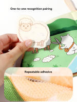 Libro De Tela Para Niños Juguete Educativo De Rociado Y Aprendizaje Temprano Imagen De Alineación Arte De Tela Reutilizable - details 2