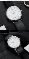 Reloj De Pulsera De Cuarzo Para Hombre Marca Lujosa Estilo Casual Y Fashion Material De Correa De Cuero Movimiento De Cuarzo Resistente Al Agua - details 12