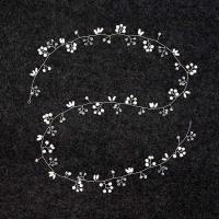 Diadema De Perlas Y Cristales Para Novia Accesorios De Cabello Para Damas De Honor Y Bodas Juego De Tiaras Y Pinzas De Cabello Metálicos De Aleación De Hierro - details 2