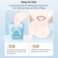 BARAC Férula Dental Bruxismo, Protector Bucal Para Dormir, Ferula Descarga y Solución Bruxismo,Solución Antironquidos, Ayudar a Dormir - details 3