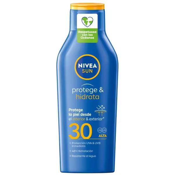 NIVEA Sun Leche Solar SPF30   400 ml Leche Solar Hidratante - 1