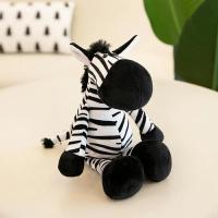 Muñeco De Peluche De 25cm Kawaii Con Animales Del Bosque León Tigre Elefante Mono Zorro Juguetes Para Dormir De Peluche Realistas Para Niños - details 16
