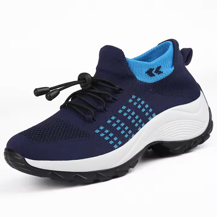 Zapatillas De Correr Para Mujer Talla Grande Otoño Invierno Calcetines Elásticos Altos Moda Transpirables Comodidad Para Exterior - 1