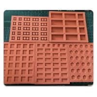 Molde De Silicona Miniatura Roja Para Bloques De Construcción Material De Modelado Casero Moldes De Ladrillos Para Hogar - details 4