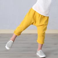Pantalones De Lino Para Niños Verano 1-6 Años Pantalones De Algodón Y Lino Para Niñas Estilo Harém Pantalones Sólidos Para Niños - details 7