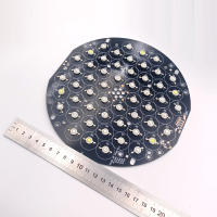 Lámpara De Escenario Reparación Piezas Coloridas 54x3w RGBW 54 LED Funda De Aluminio Handkerchieflamp Placa LED Incluida Fuente De Alimentación DC - details 6